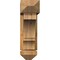 Ekena Millwork Balboa Arts and Crafts Rough Sawn Bracket w/ Offset Brace, Western Red Cedar, 6"W x 20"D x 20"H BKT0604X20X20BOA03RWR - alternate 4